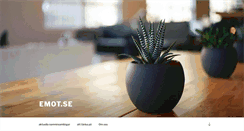 Desktop Screenshot of emot.se